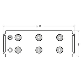 SilverMax 63545 12V 135Ah 750A/EN Nutzfahrzeugbatterie