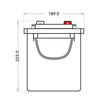 SilverMax 64035 12V 140Ah 840A/EN Nutzfahrzeugbatterie