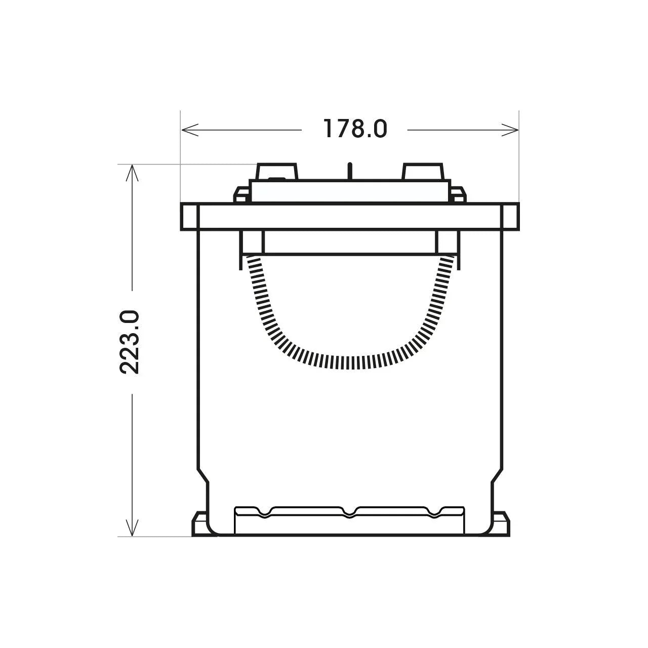SilverMax 64036 12V 140Ah 840A/EN Nutzfahrzeugbatterie