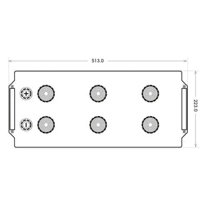 SilverMax 64317 12V 143Ah 990A/EN Nutzfahrzeugbatterie