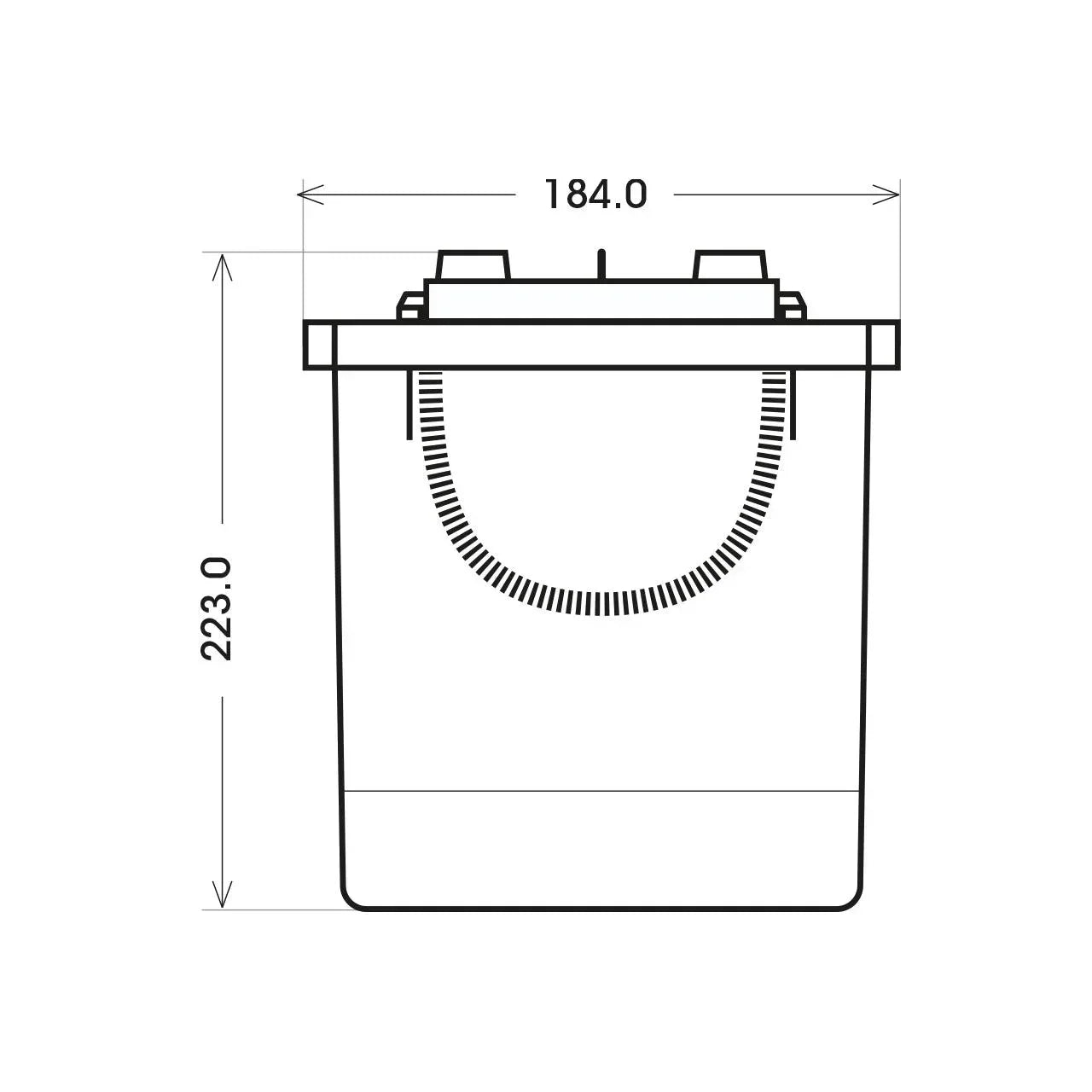 SilverMax 65411 12V 154Ah 1400A/EN Nutzfahrzeugbatterie