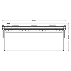 SilverMax 65513 12V 155Ah 990A/EN Nutzfahrzeugbatterie