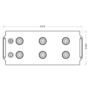 SilverMax 65513 12V 155Ah 990A/EN Nutzfahrzeugbatterie