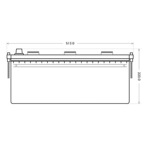 SilverMax 67043 12V 170Ah 1100A/EN Nutzfahrzeugbatterie