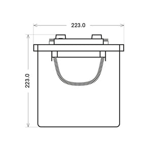 SilverMax 67043 12V 170Ah 1100A/EN Nutzfahrzeugbatterie