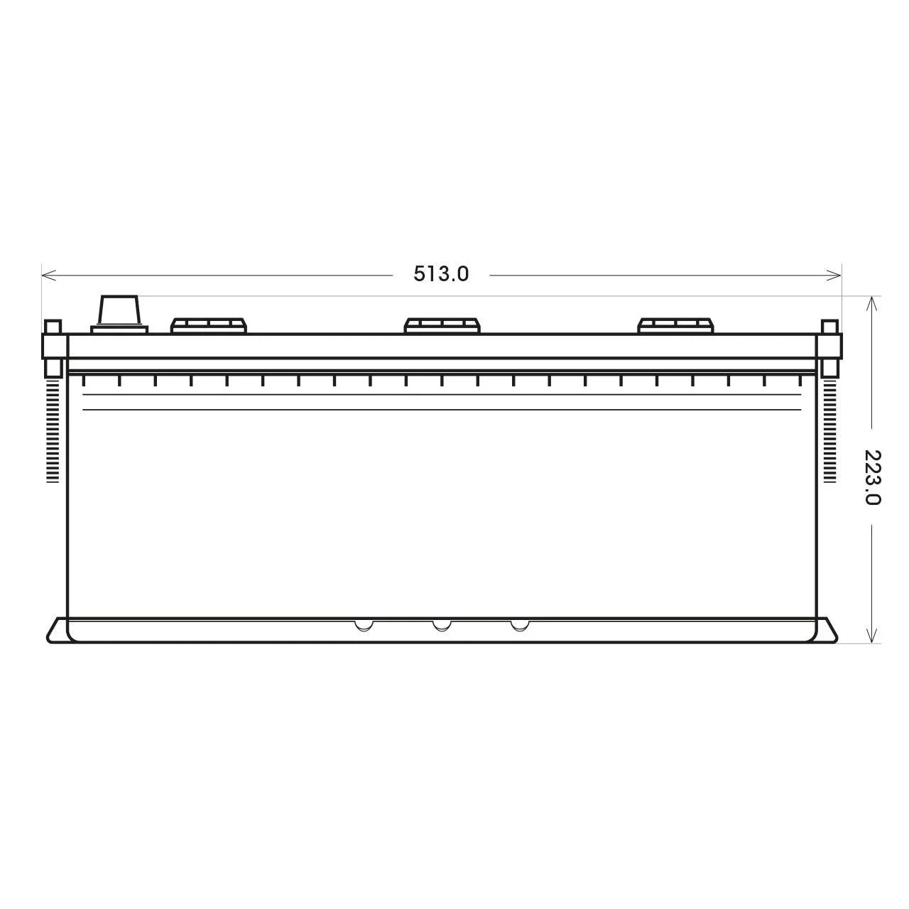 SilverMax 68017 12V 180Ah 1300A/EN Nutzfahrzeugbatterie