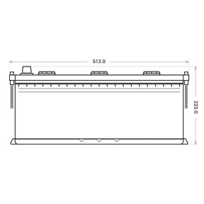 SilverMax 68017 12V 180Ah 1300A/EN Nutzfahrzeugbatterie