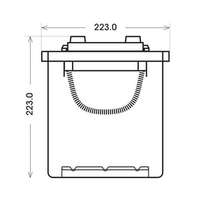 SilverMax 68089 12V 180Ah 1200A/EN Nutzfahrzeugbatterie