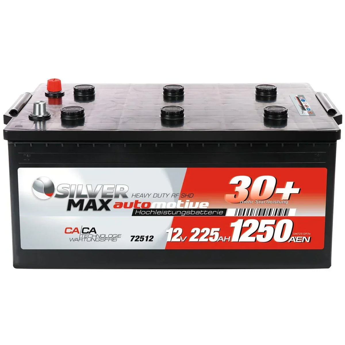 SilverMax 72512 12V 225Ah 1250A/EN Nutzfahrzeugbatterie