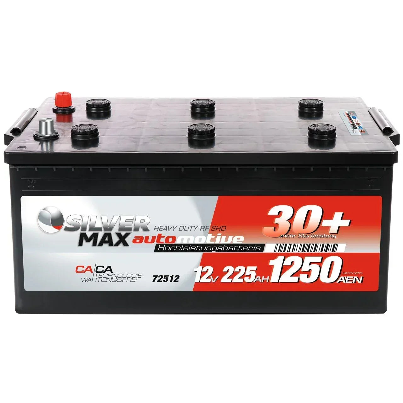 SilverMax 72512 12V 225Ah 1250A/EN Nutzfahrzeugbatterie