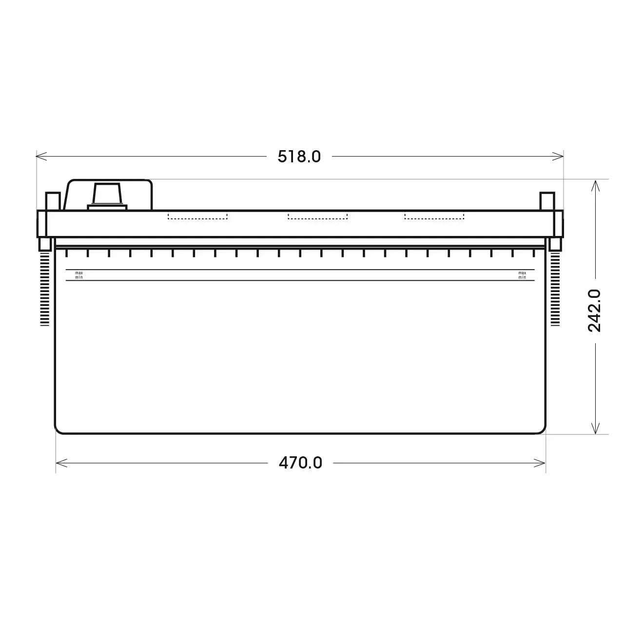 Varta C40 Promotive EFB 12V 240Ah 1200A/EN LKW Batterie