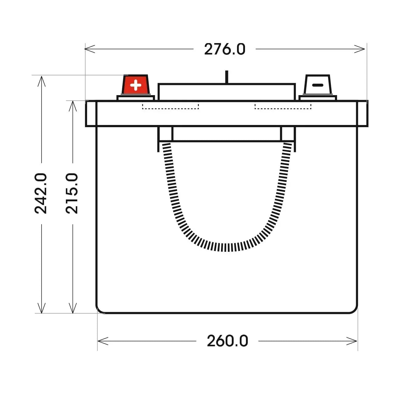 Varta C40 Promotive EFB 12V 240Ah 1200A/EN LKW Batterie