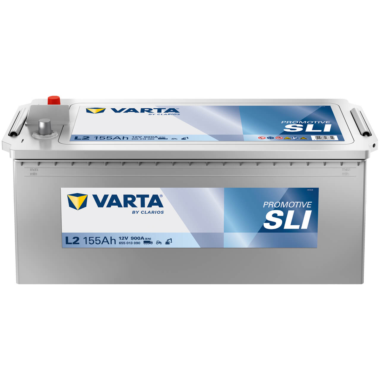 Nutzfahrzeugbatterie Varta Promotive SLI L2 12V 155Ah 655013090A742 Front