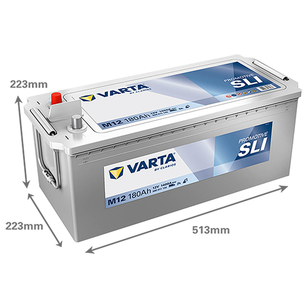 Varta M12 Promotive SLI 12V 180Ah 1400A/EN LKW Batterie