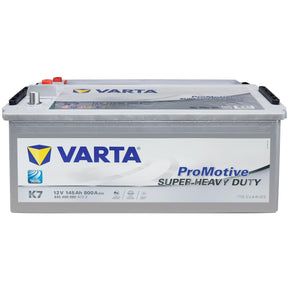 Nutzfahrzeugbatterie Varta Promotive Super Heavy Duty K7 12V 145Ah 645400080A722 Front