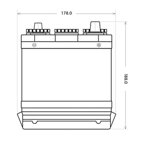 BlackMax06617 6V 66Ah 360A/EN trocken