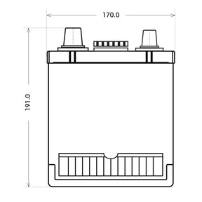 BlackMax07715 6V 77Ah 360A/EN gefüllt