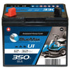 BLUEMAX U1 12V 32Ah 350A/EN Rasentraktor Batterie
