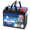 Rasentraktor Batterie BLUEMAX U1R 12V 32Ah Seite rechts