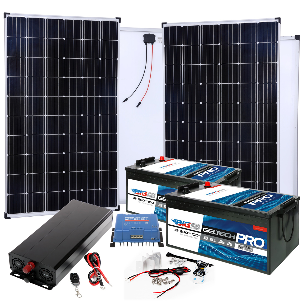 Solar Inselanlagen mit Wechselrichter zur autarken Stromversorgung