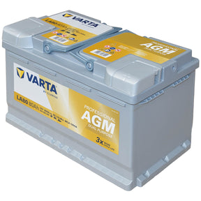 Varta LA80 Professional AGM 12V 80Ah 800A/EN Starter- und Versorgerbatterie