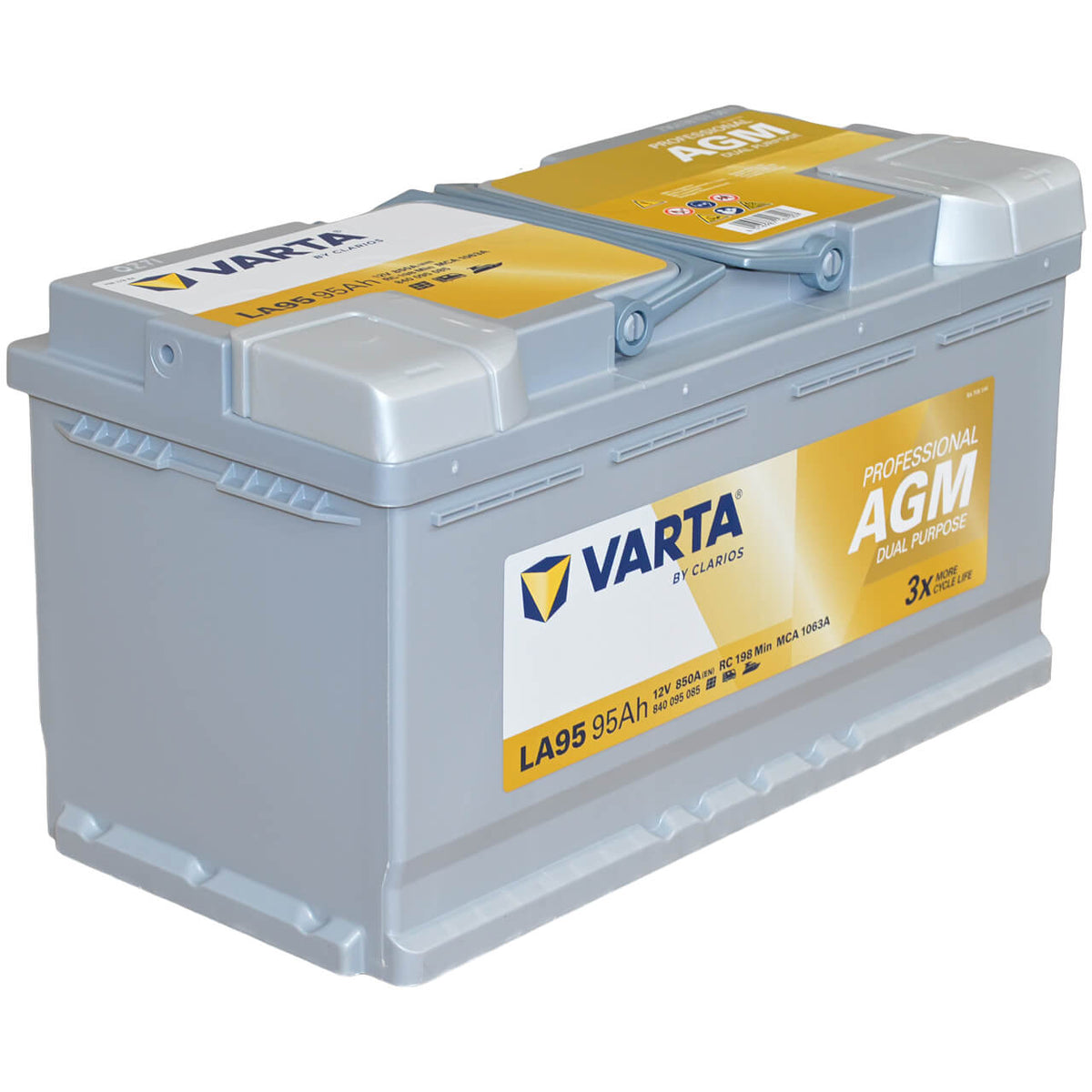 Varta LA95 Professional AGM 12V 95Ah 850A/EN Starter- und Versorgerbatterie