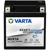 Varta AUX14 Silver Dynamic Auxiliary AGM 12V 13Ah 200A/EN
