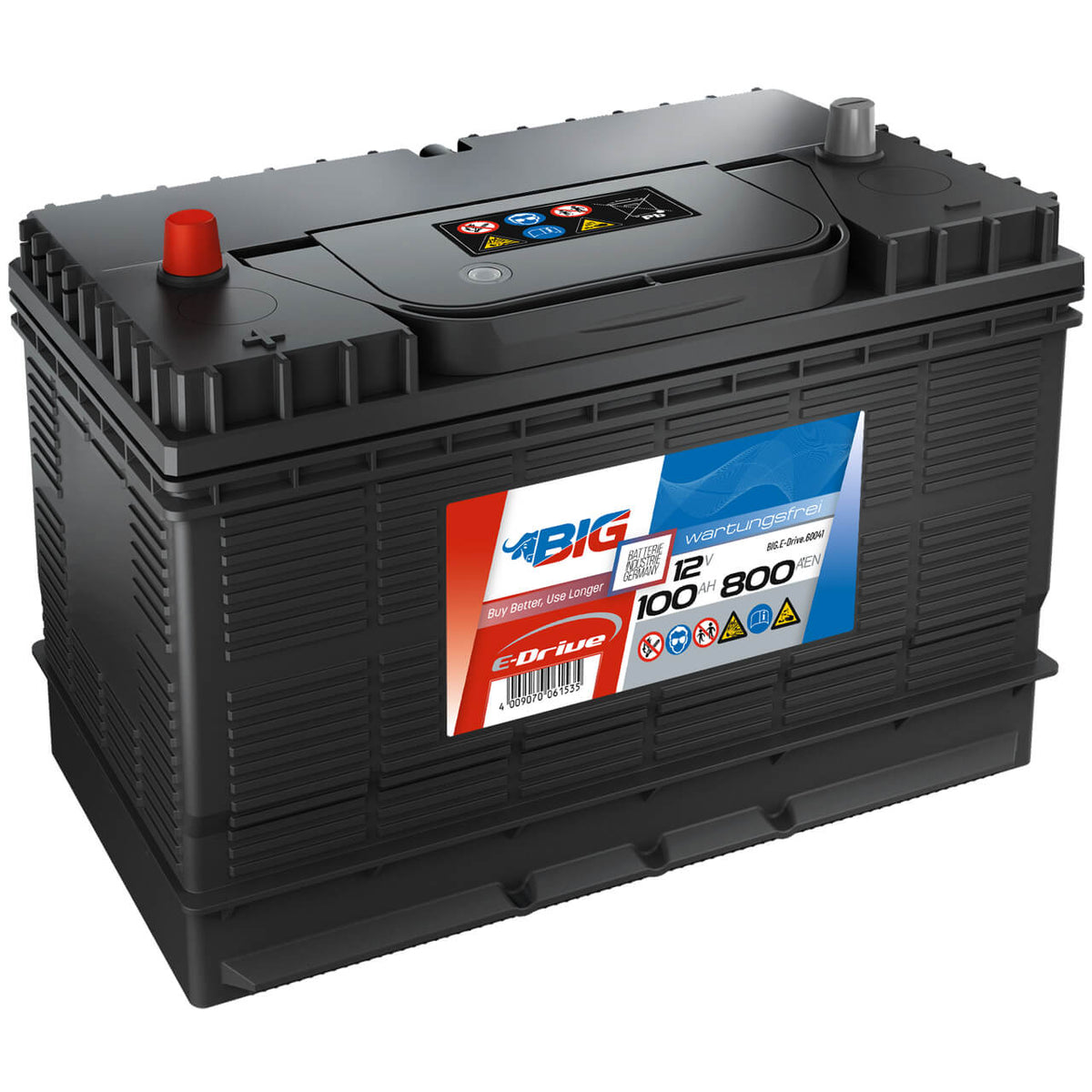 BIG E-Drive 60041 12V 100Ah 800A/EN Traktionsbatterie