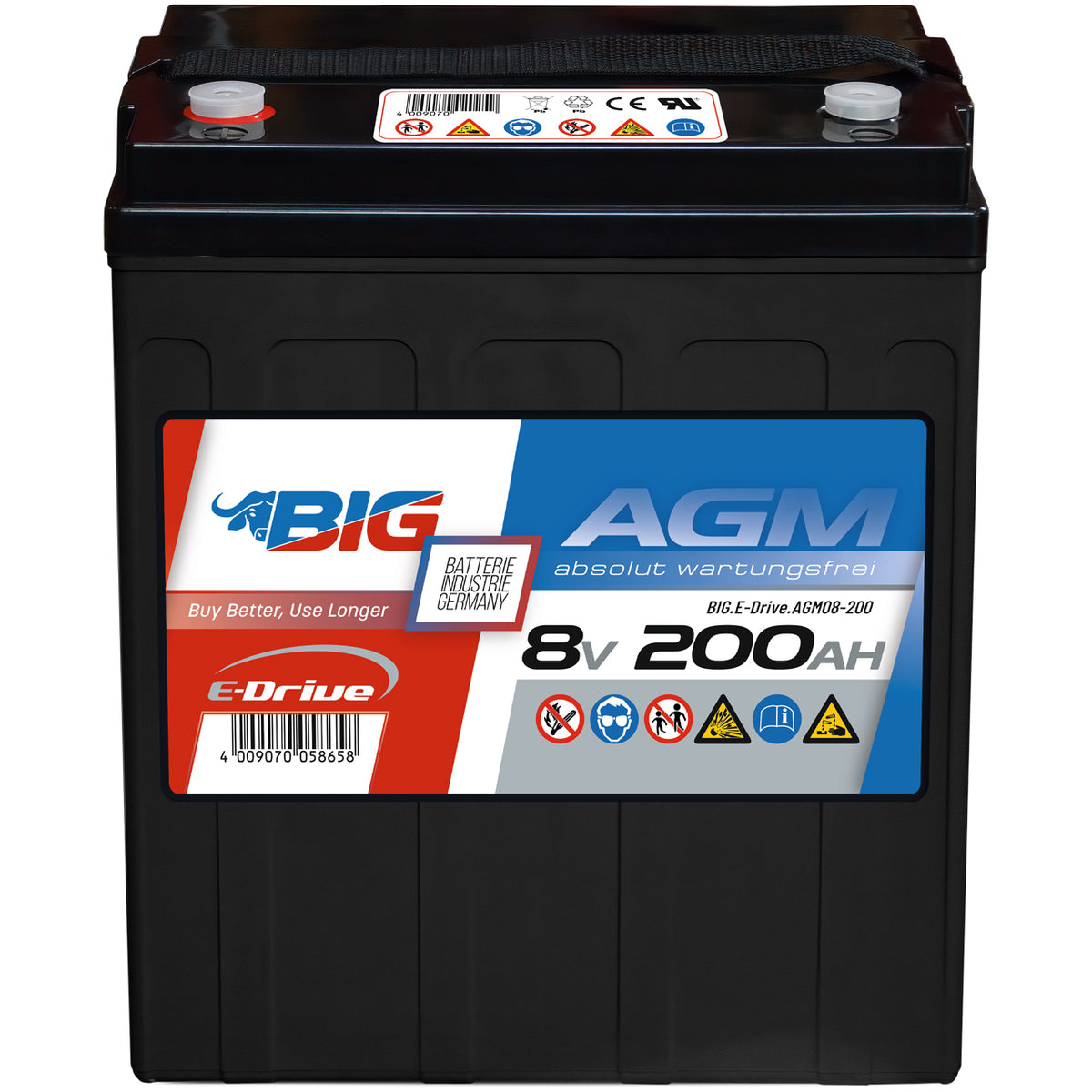 BIG E-Drive AGM 8V 200Ah