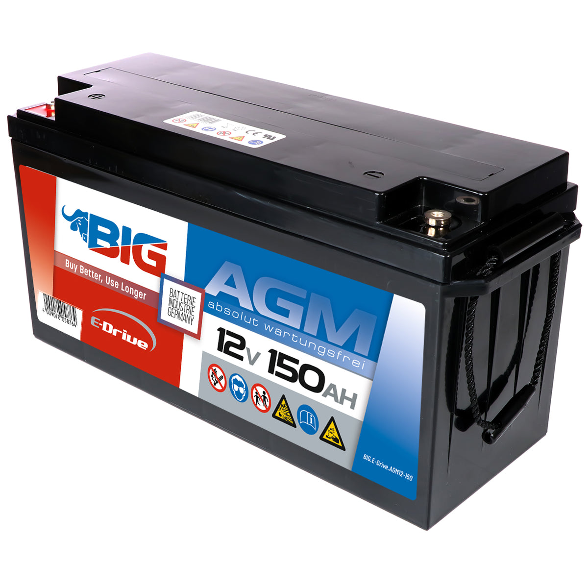 BIG E-Drive AGM 12V 150Ah