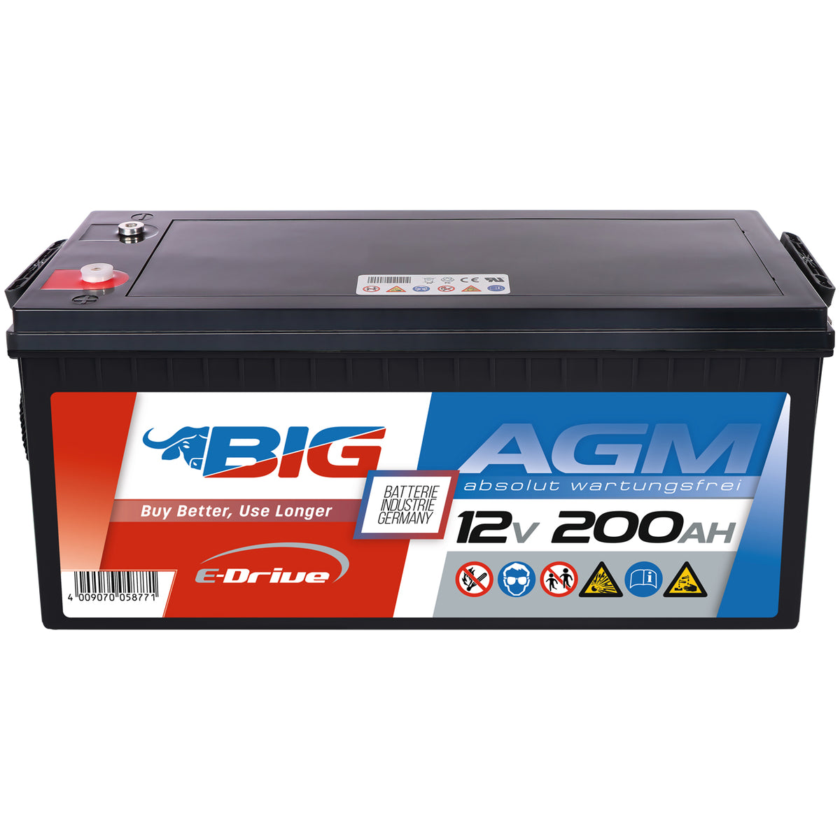 BIG E-Drive AGM 12V 200Ah