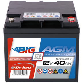 BIG E-Drive AGM 12V 40Ah