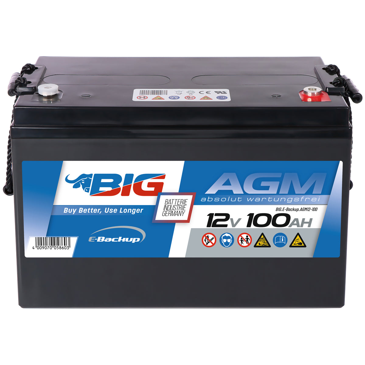 BIG E-Backup AGM 12V 100Ah