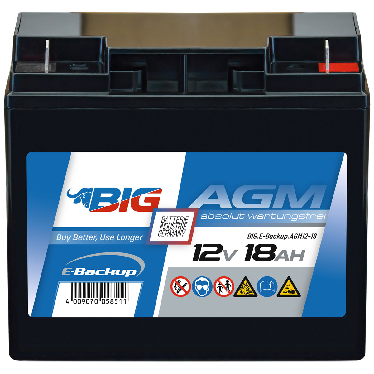 BIG E-Backup AGM 12V 18Ah