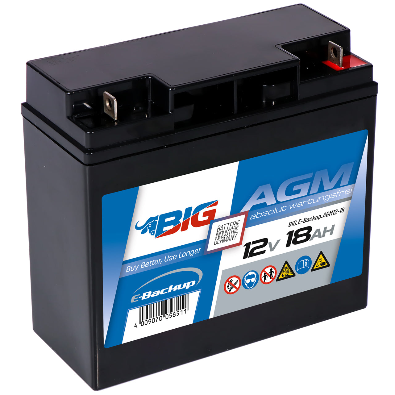 BIG E-Backup AGM 12V 18Ah