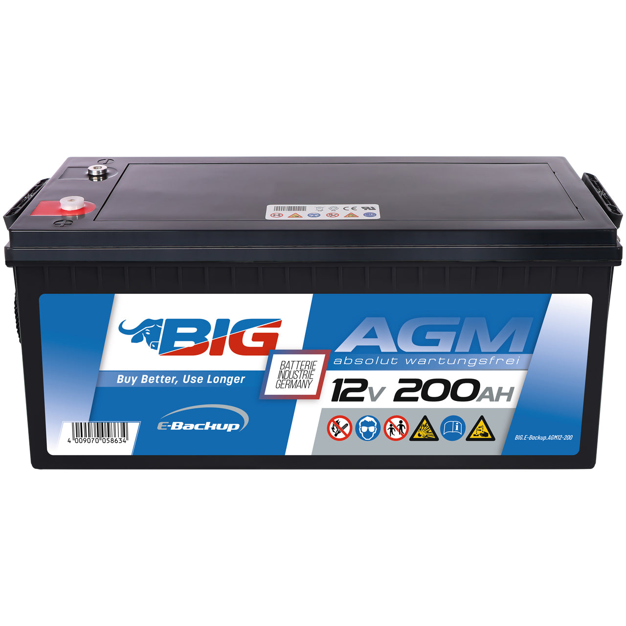 BIG E-Backup AGM 12V 200Ah