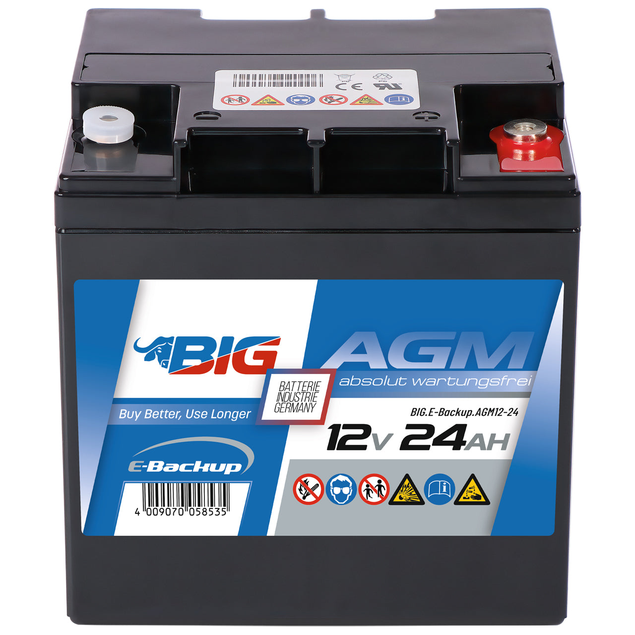 BIG E-Backup AGM 12V 24Ah