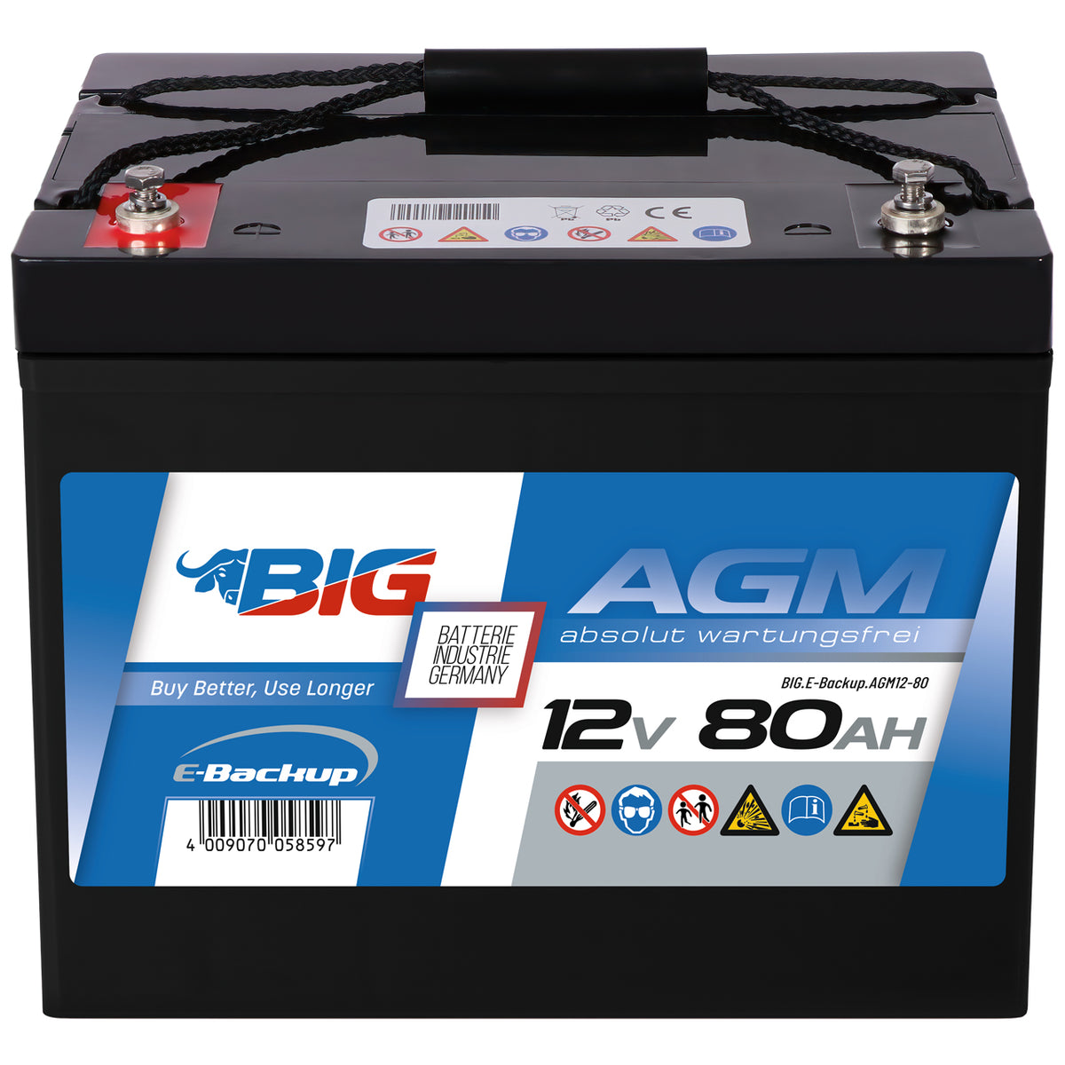 BIG E-Backup AGM 12V 80Ah
