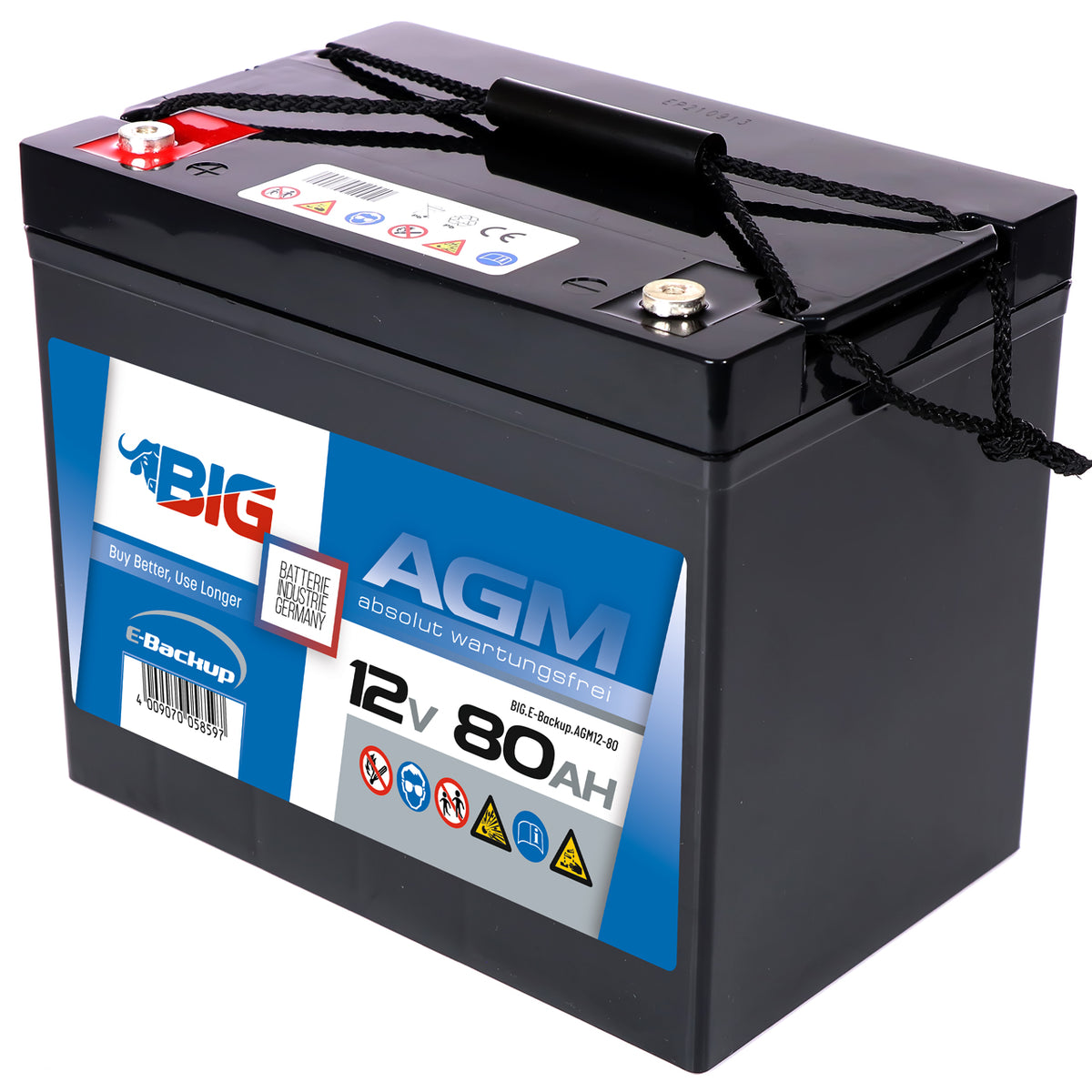 BIG E-Backup AGM 12V 80Ah