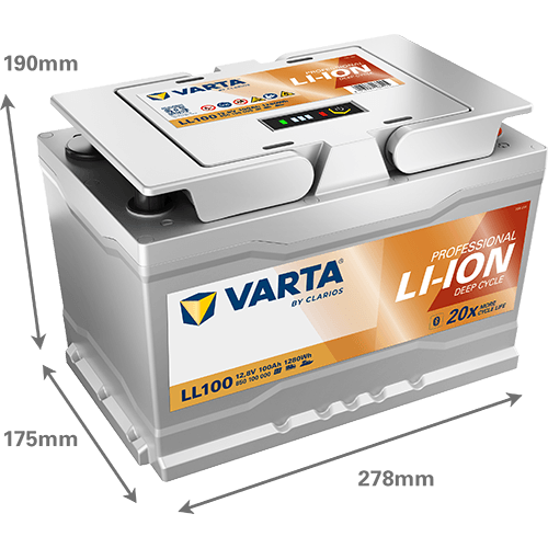 Varta Professional LI-ION LL100 12,8V 100Ah Versorgerbatterie