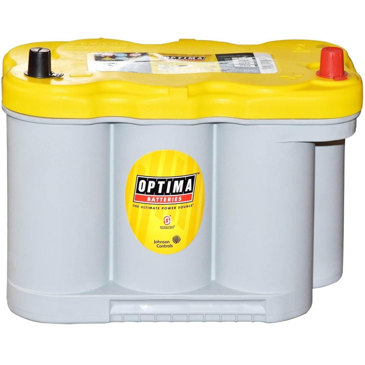 Starter- und Versorgerbatterie Optima Yellow Top AGM YTR5.0 12V 66Ah Front