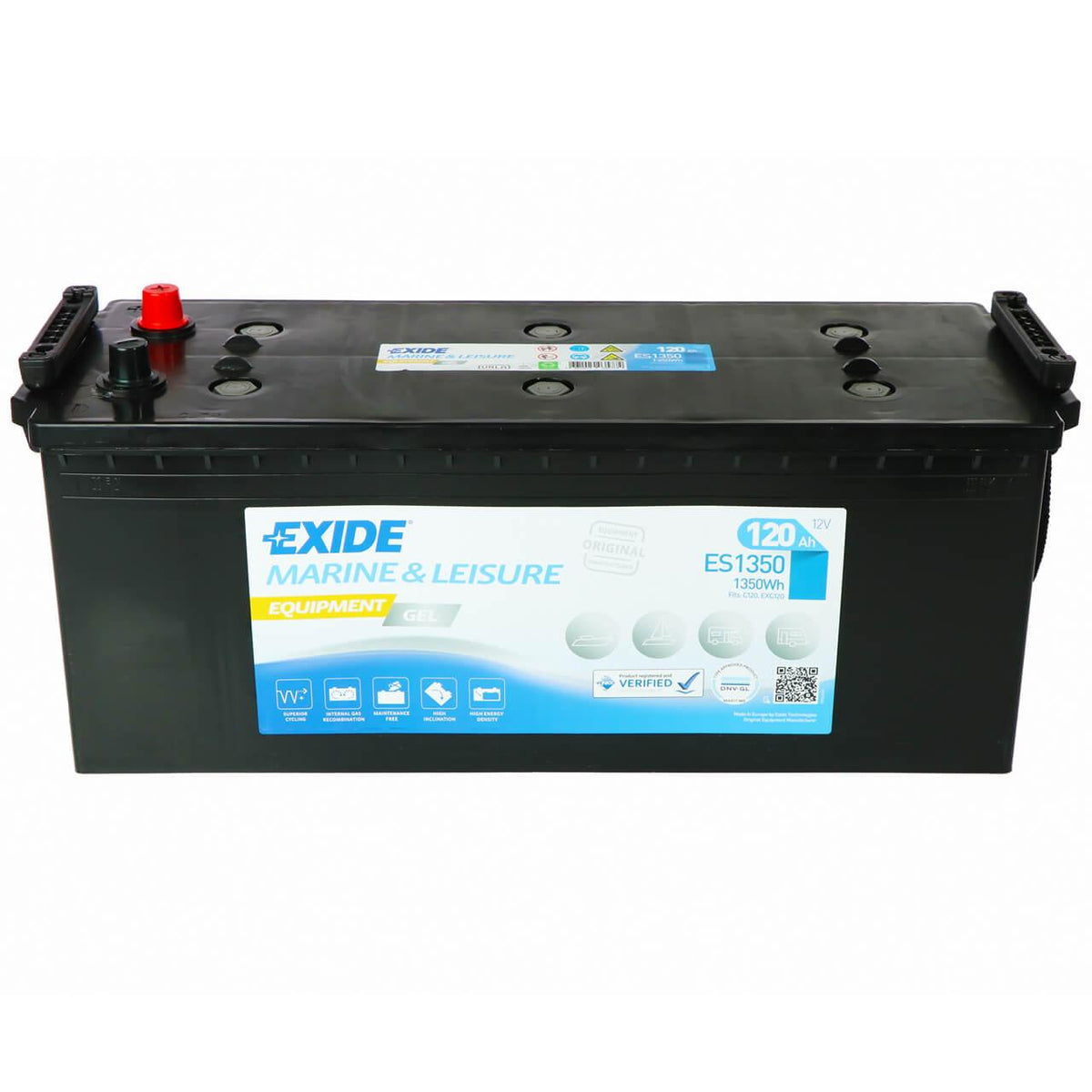 Exide EQUIPMENT GEL ES1350 12V 120Ah 760A/EN