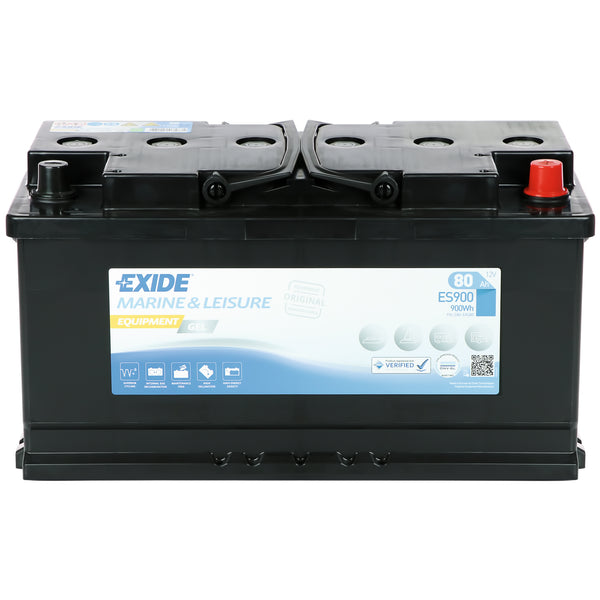 Exide Marine & Leisure Equipment Gel ES900 Batterie 80Ah 12V, 155,90 €