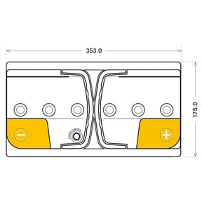 Adler Sunrise 12V 120Ah C100 Versorgerbatterie