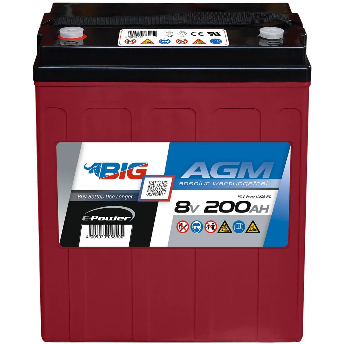 BIG E-Power AGM 8V 200Ah