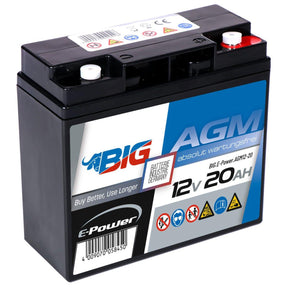 BIG E-Power AGM 12V 20Ah Versorgerbatterie