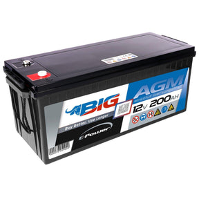 BIG E-Power AGM 12V 200Ah Versorgerbatterie