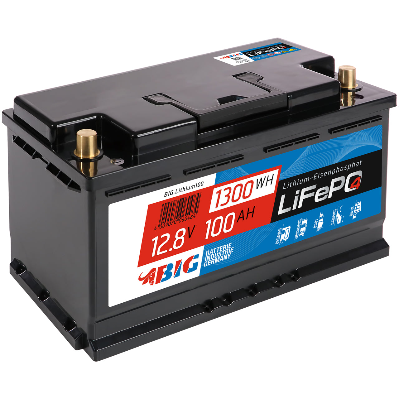 BIG Professional Lithium LiFePO4 12V 100Ah