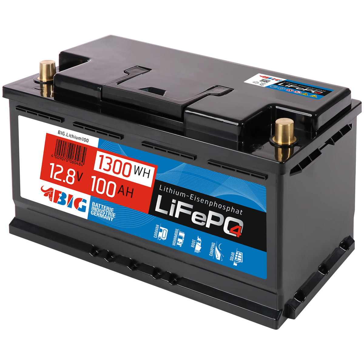 BIG Professional Lithium LiFePO4 12V 100Ah