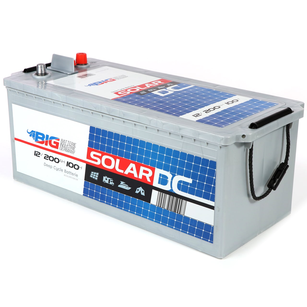 BIG Solarbatterie 12V 200Ah Professional statt 180Ah